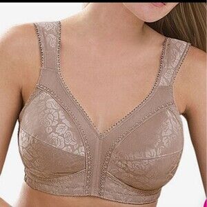 Playtex 4693 18 Hour Comfort Gel Strap Rose Bra Pink 38D